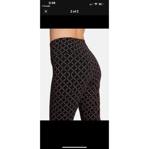 Print Leggings by Wolford S Black Desert Pants on Soft Material Logo Design xs - Picture 2 of 12